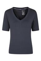 Mountain Warehouse Panna Womens V-Neck Tee Ladies UPF50+ Isocool Casual T-Shirt - 4 Regular