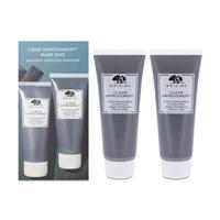 Origins Clear Improvement Active Charcoal Mask Duo 2 x 75ml Clear Pores