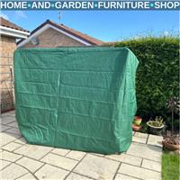 Furniture Cover 3-Seater Swing Chair Protective UV-Resistant w/ Pull Cords Gree