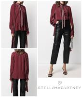 Stella McCartney Shirt Top Blouse Size UK 6 Ramona Ladies Women - Redwood - 6 Regular