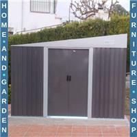 11 x 9ft Metal Garden Shed Large Outdoor Tool Storage House Lockable Double Door