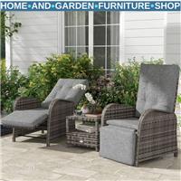 2 Seater Rattan Wicker Lounge Sofa Set with Cushion for Patio Yard Porch Outdoor