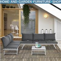 3 Piece Garden Seating Set with Sofa Lounge Coffee Table Outdoor Patio Furniture