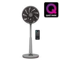 Duux Whisper 2 DXCF27UK Pedestal Adjustable Quiet Fan 26 Settings Smart Grey