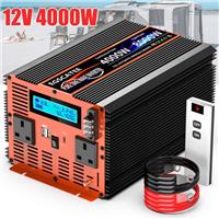 4000W 8000W Pure Sine Wave Power Inverter DC 12V to AC 240V Converter Camping RV