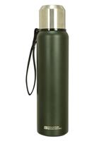 Mountain Warehouse Double Walled Matte Finish Flask Insulated Easy Clean - 1L