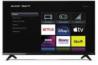 Sharp 32FD2K HD Ready 32'' LED Frameless Roku Smart TV with Freeview - Black A