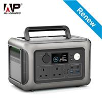 ALLPOWERS 600W LiFePO4 Portable Power Station Solar Backup Generator Refurbished