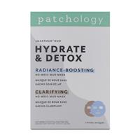 Patchology Face Mask Smartmud Duo Hydrate & Detox 2 Mud Masks