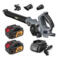 Cordless Leaf Blower 20V 160MPH Air Speed 2*4Ah Battery & Charger