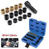 Spark Plug Rethread Kit Reamer Tap Thread Repair M14 Cylinder Head Helicoil