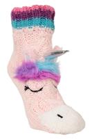 Mountain Warehouse Unicorn Kids Grippi Socks Soft Knitted Warm Anti Slip Socks