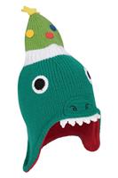 Mountain Warehouse Mens Xmas Fleece Lined Trapper In Green - One Size