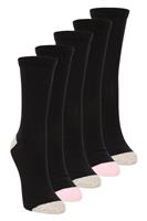 Mountain Warehouse Women's Polygiene Everyday Mid Calf Socks Stretchy 5 Pack