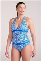 Mountain Warehouse Womens Ocean Notion Tankini Quick Drying Swimwear Garment - 8 Regular