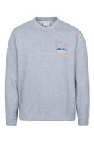 Mountain Warehouse Mens Regional Men Cornwall Graphic Sweatshirt In Light Grey - - S Regular
