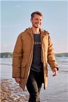 Animal Fistral Mens Cotton Borg Lined Parka Padded Jacket - XS Regular