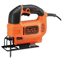 500W Corded Jigsaw Black + Decker Variable Speed Pendulum Used No Blades