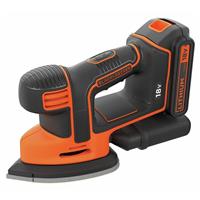 18V Cordless Mouse Detail Sander Orbital Palm Sander With Sheets Open Box