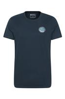Mountain Warehouse Inverness Tree Ring Men's T-Shirt Lightweight Cotton Top - S Regular