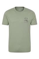 Mountain Warehouse Mens Regional Men Ireland Short Sleeve T-Shirt In Khaki - XS - XS Regular