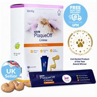 PlaqueOff Crme for Cats Clinically Proven Dental Care Easy to Apply x 30 Sachet