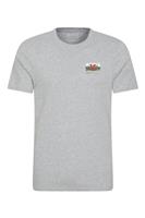 Mountain Warehouse Mens Regional Men Wales Short Sleeve T-Shirt In Grey - XXXL - XXXL Regular