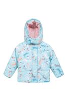 Mountain Warehouse Unisex Baby Padded Jacket Kids Fleece Lined PFC Free Coat