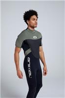 Animal Logan 4mm Short Sleeve Wetsuit - Lightweight with Grippy Knee Pads & Zip - XS Regular