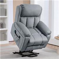 HOMCOM Lift Chair Riser and Recliner Chair with Vibration Massage, Refurbished