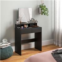 HOMCOM Dressing Table with Mirror, Drawers, for Bedroom Refurbished
