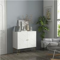 HOMCOM Freestanding Storage Cabinet with Adjustable Shelves Refurbished