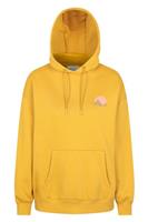 Mountain Warehouse Printed Mountain Sunset Womens Relaxed Fit Hoodie In Mustard - 10 Regular