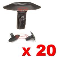 PEUGEOT 406 307 206 RUBBER WEATHERSTRIP MOULDING DOOR & BOOT SEAL CLIPS
