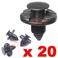 BUMPER SPLASHGUARD INNER WHEEL ARCH LINING CLIPS WING LINER TRIM 8mm FOR NISSAN