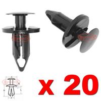 ATV TRIM CLIPS HONDA TRX 650 680 500 450 400 350 300 250 PLASTIC PUSH RIVET X 20