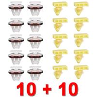 WHEEL ARCH TRIM CLIPS FOR NISSAN JUKE SET FRONT & REAR FULL SIDE WING SURROUND