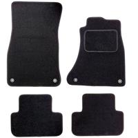 Fits Audi A4 B8 2008-2015 Car Mats Tailored Carpet Black 4pcs Floor Mat Set