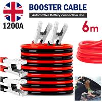 Heavy Duty 1200AMP Car Van Jump Leads 6 METRE Booster Cables Start Recovery New