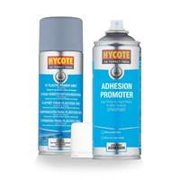 Hycote Spray Paint Grey Plastic Primer 400ml + Adhesion Promoter 400ml Kit