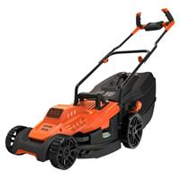 BLACK+DECKER 1600W Corded 38CM Electric Lawn Mower with Bike Handle BEMW471BHQ-G