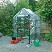 Large Greenhouse Walk-in Garden Cover Outdoor Waterproof Gardening Shelves