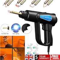 Hot Stapler Gun Plastic Repair Car Bumper Welding Welder Machine Kit+400 Staples