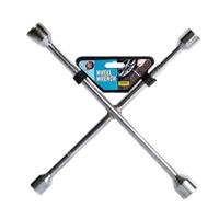 4 Way Universal Wheel Nut Brace 17mm 19mm 21mm 23mm Car Van Wrench Cross Spanner