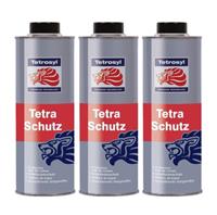 Tetrosyl Tetra Schutz Under Car Body Underseal Stone Chip Rust Protection 1L x3