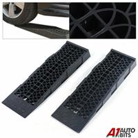 2X 5T Low Profile Car Ramps Honeycombed Channel Loading Maintenance Non‑Slip