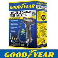 Goodyear Cordless Digital Display Car Tyre Inflator Compressor | No Wires |