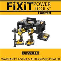 DeWalt DCK2052H2T 18V XR DCD999 / DCF850 & 2 x 5ah Powerstack Batt Kit RW