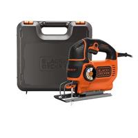 Black+Decker 550W AUTOSELECT Pendulum Jigsaw with blade and Kit box KS801SEKQ-GB