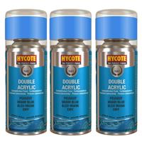 Hycote Colour Spray Paint XDPG211 Peugeot Miami Blue (Metallic) 150ml x3